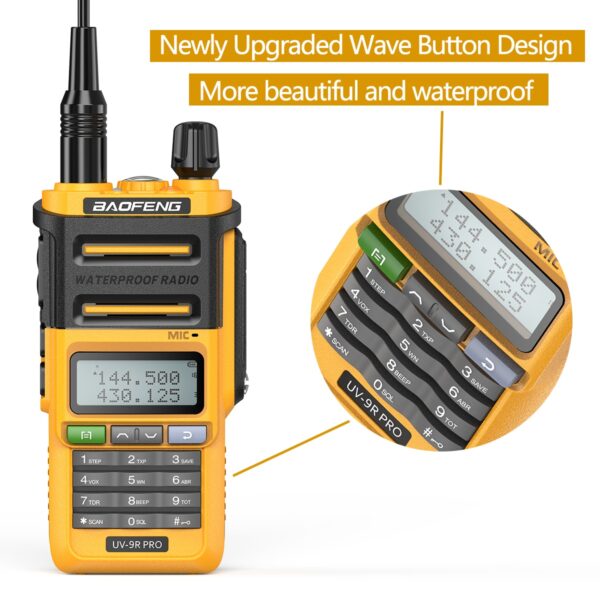 2022 Baofeng UV-9R PRO IP68 Waterproof Dual Band Radio Handheld Walkie Talkie - Image 5