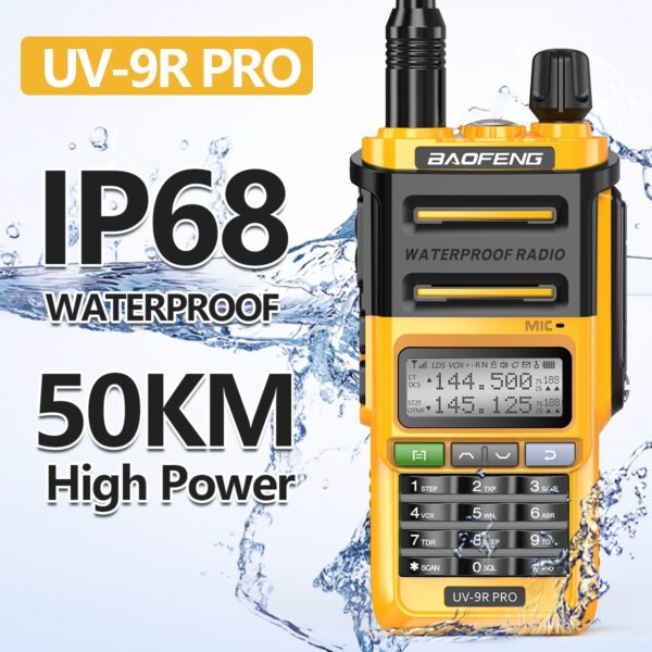 2022 Baofeng UV-9R PRO IP68 Waterproof Dual Band Radio Handheld Walkie Talkie