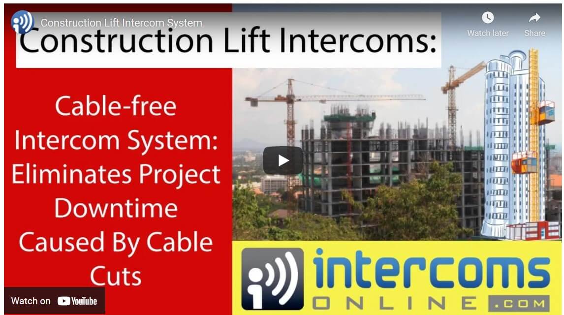 Hensel Phelps Chooses IntercomsOnline Cable-free Construction Elevator Intercom System