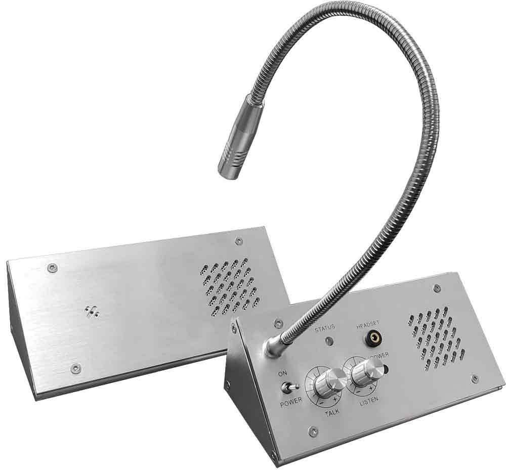 2-Way Window Intercom System Speakers Help Keep Employees Safe While Still Providing Effective Communication