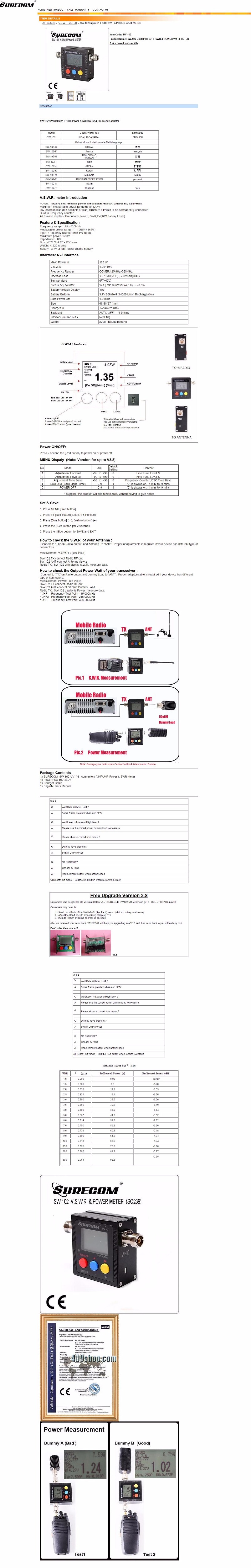 SURECOM RADIO Equipment