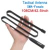 Baofeng Radio UV-XR UV-9R UV-9R Pro Walkie Talkie SMA-Female Dual Band 144/430Mhz Foldable Tactical Antenna - Image 2