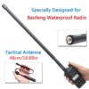 Baofeng Radio UV-XR UV-9R UV-9R Pro Walkie Talkie SMA-Female Dual Band 144/430Mhz Foldable Tactical Antenna
