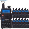 10PCS Baofeng UV-5R Walkie Talkie VHF UHF Dual Band Portable CB Radio Station Handheld Two way Radio