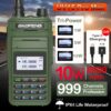Baofeng UV15 Pro Max True 10W Long Range Walkie Talkie FM Transceiver Dual Band Portable CB Ham Radio Two Way Radio