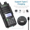 BaoFeng UV-13 PRO Powerful 999 Channel Walkie Talkie CB Radio 30KM Range Portable Type-C Charger Radio Hunting - Image 2