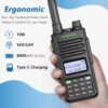 BaoFeng UV-13 PRO Powerful 999 Channel Walkie Talkie CB Radio 30KM Range Portable Type-C Charger Radio Hunting - Image 3