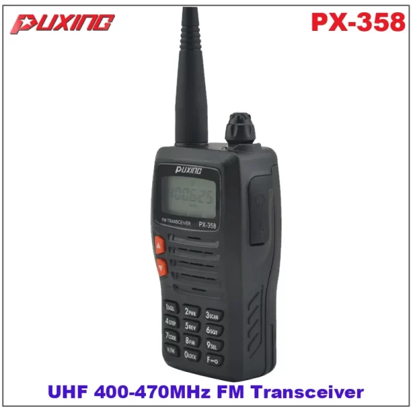 Brand New Top Quality Puxing PX-358 UHF Handheld FM Transceiver - Image 3