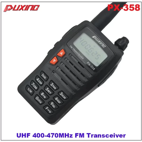 Brand New Top Quality Puxing PX-358 UHF Handheld FM Transceiver - Image 4