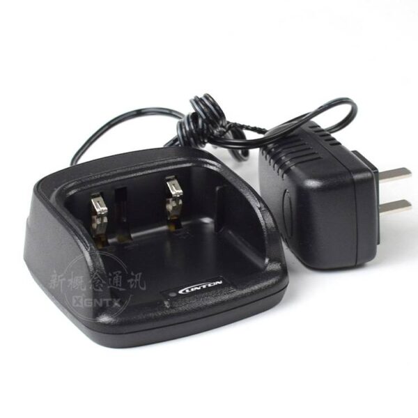 Desktop Charger for Linton LD-6100 UV DUAL Band DMR Digital Portable Two way Radio Original charging base with adaptor