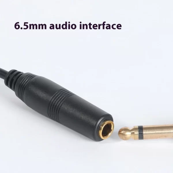 New 6.5 Female To 3.5 Male Audio Conversion Cable 3.5mm Right Angle Elbow CW Electric Key Trainer Audio Adapter Cable - Image 3