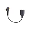 Two Way Radio Audio Cable Adapter for Motorola MTH600 MTH650 MTH800 MTH850 MTP850 MTS850 To Kenwood Baofeng K Type Change Line
