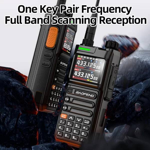 Baofeng UV26 Walkie Talkie GPS APSR Multi Band Bluetooth Programming Recording Wirless Copy Frequency Type-C Long Range Two Way - Image 4