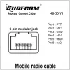Surecom 48-50Y1 Repeater Cable for YAESU FT2800 FT8900 TYT TH7800 9800 Work with SR628 328 629 112 Relay Box Controller Cord - Image 6