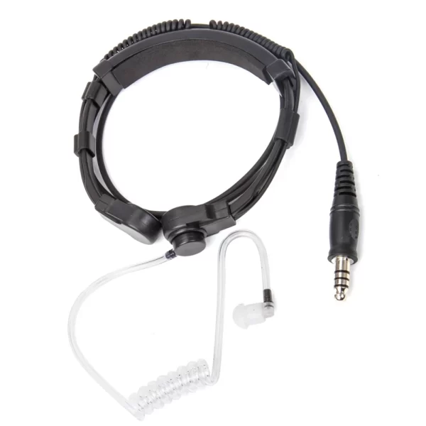 7.1mm For Walkie Talkie Radio Telescopic Tactical Throat Vibration Mic Headphone Headset Accessories New High Quality