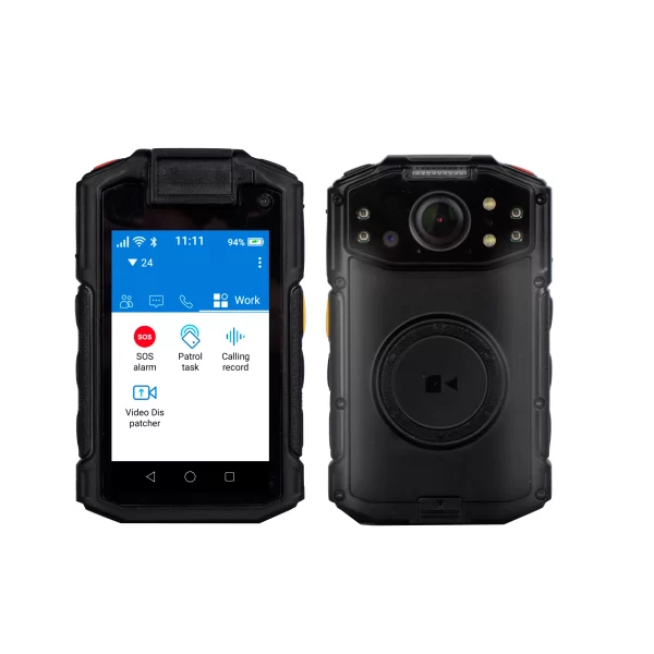 Inrico Body Worn Camera, Night Vision, WiFi, NFC, Poc Radio, SOS, Audio Video, Alarm Network, Walkie Talkie, Police Body Camera - Image 2