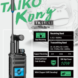 Quansheng TK11(5) High Power 10W AM SSB FM Spectrum Analyzer Frequency Meter Magic Voice Handheld Radio