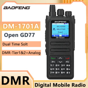 Updated Baofeng DMR DM-1701A Dual Mode Analog / Digital Walkie Talkie Open GD77