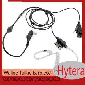 High Quality Earpiece for Hytera HYT PD502 PD562 TC508 TC600,TC610,TC620,TC700EX,TC900,TC2100,PD482i,BD552i Radio Headset