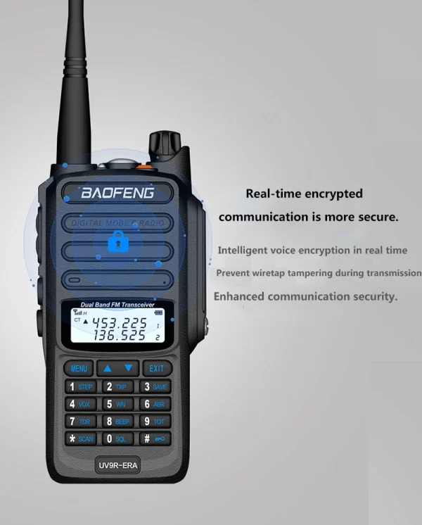 2025 IP68 waterproof baofeng uv 9r plus 20w ERA walkie talkie long range 30km car cb ham radio hf transceiver UHF radio station - Image 5
