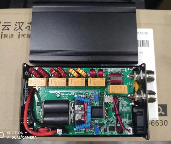 New Micro PA50+ (PA50 Plus) 50W 3.5MHz-28.5MHz 1.3inch OLED Screen Intelligent Shortwave HF Power Amplifier SWR Meter LPF Filter - Image 5
