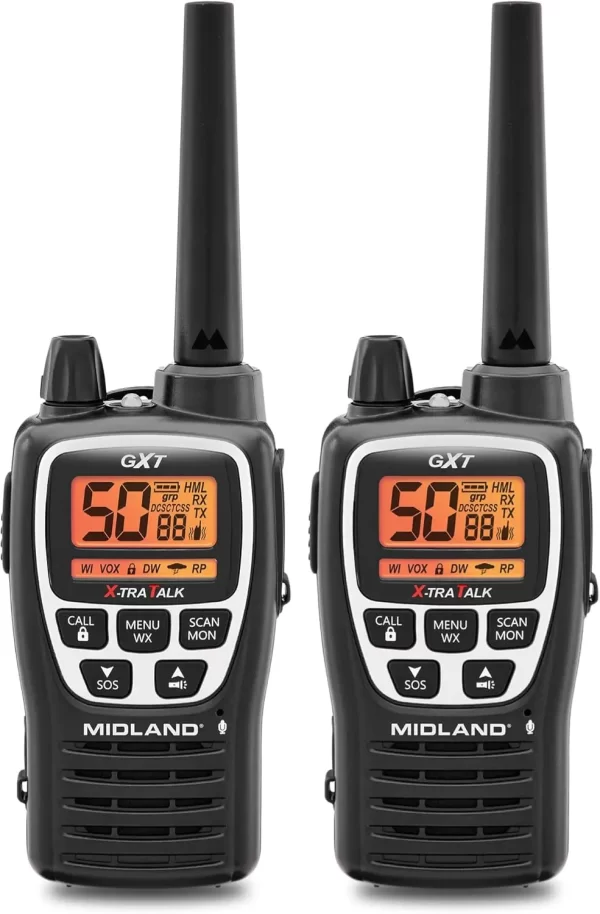 2Pack Midland GXT3000 GMRS Handheld Radio Free Shipping
