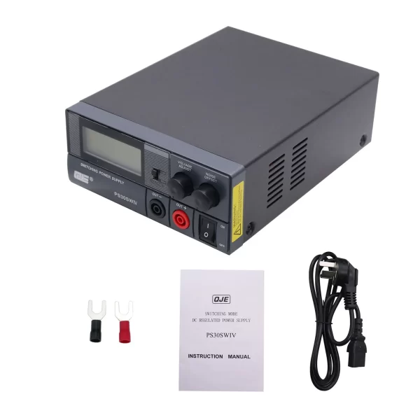 QJE PS30SWIV Power Supply 13.8V 30A Adjustable Linear Power Supply Stable DC communication switching power supply Automotive power supply