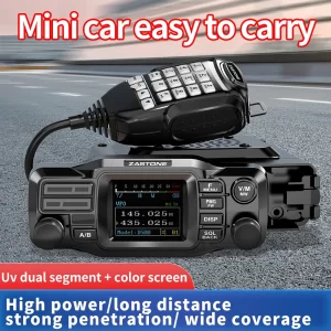 ZASTONE D500 25W Mini Mobile Car Radio HF Transceiver Aviation AM Frequency Decoding Outdoor Communication