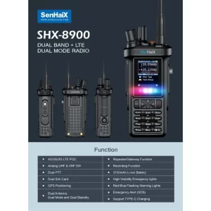SenHaix SHX-8900 4G LTE PoC Radio Phone