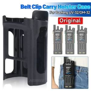 Baofeng UV-32 Walkie Talkie Belt Clip Hoster Original DM-32 Belt Holster Belt Holder Case with Clip For DM32UV Ham Two Way Radio