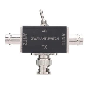 2-Way Antenna Switch – 100W HF High Power Coaxial Selector (0-50MHz) | Durable RF Antenna Switch