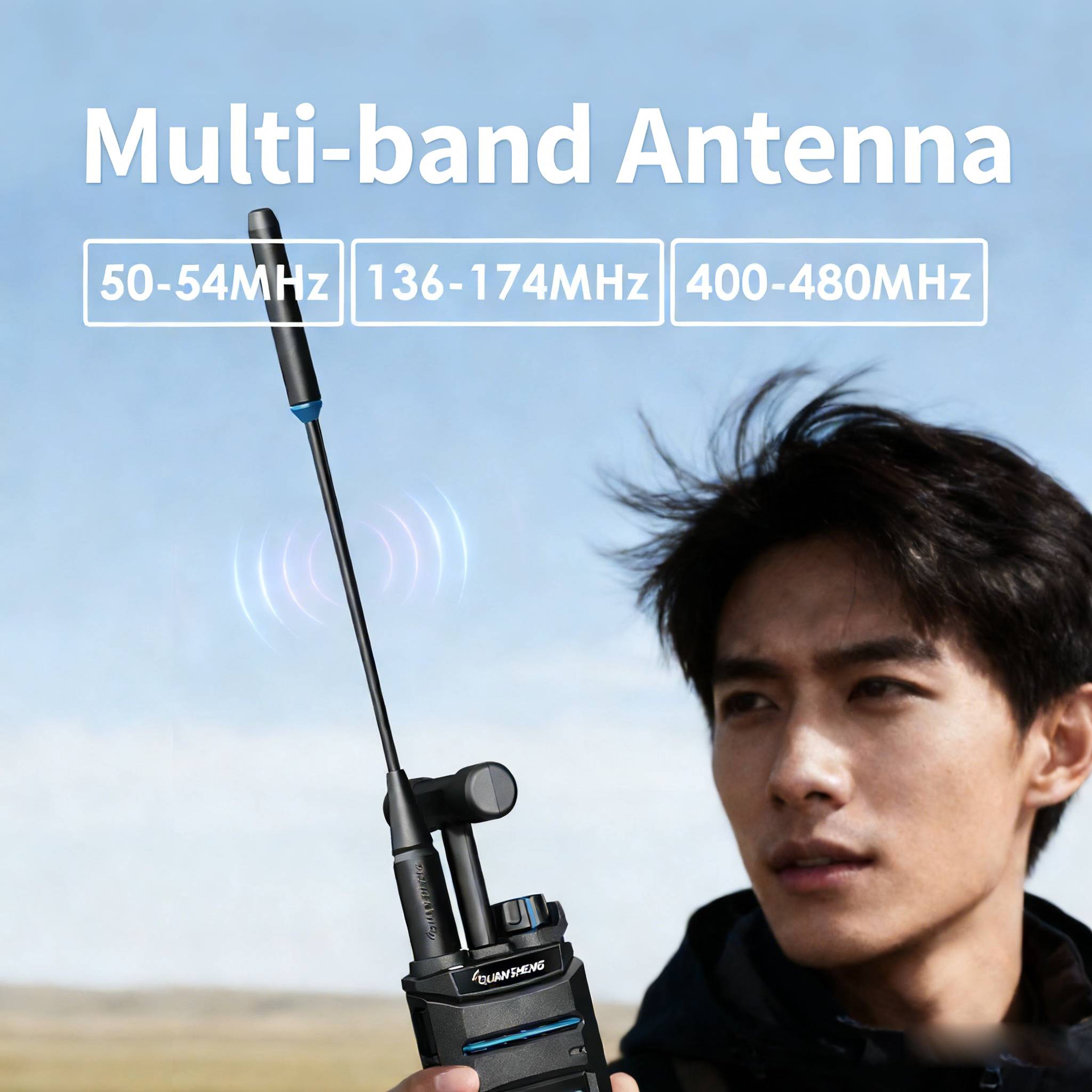 TK11 Original Antenna for QUANSHENG Walkie Talkie | 25cm SMA Female | Ham Radio Antenna - Image 2