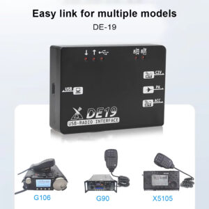 XIEGU DE19 Adapter for Digital Modes | Connect G90/G106/X5150 to PC & XPA125B