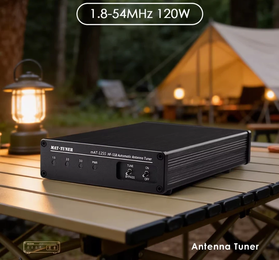 MAT-TUNER mAT-125S 120W HF SSB Antenna Auto-tuner AUTO TUNER Automatic Antenna TUNER For ICOM YAESU KENWOOD Ham Radio