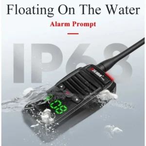 Lightweight IP68 Waterproof Floating Marine Walkie Talkie 5W High Power VHF UHF Transceiver for Boat