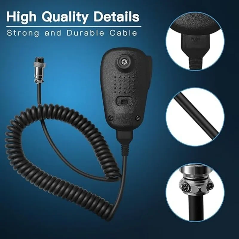 MH-31B8 Replacement Microphone for Yaesu FT-2000D FT-1000MP Mobile Transceivers, Ergonomic Handheld Speaker Mic - Image 4