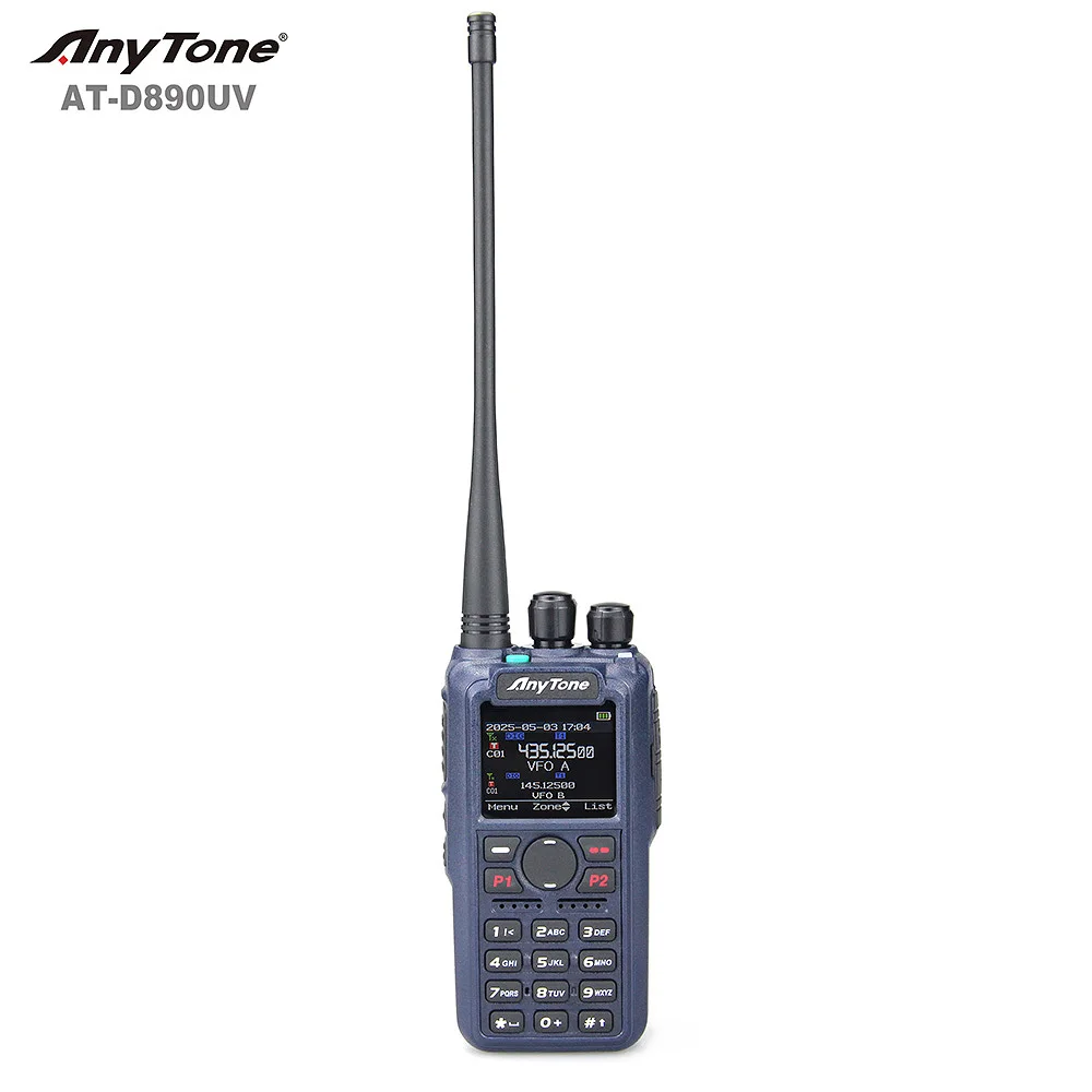 Anytone AT-D890UV Digital DMR and Analog VHF/UHF Walkie Talkie Portable Radio - Image 3