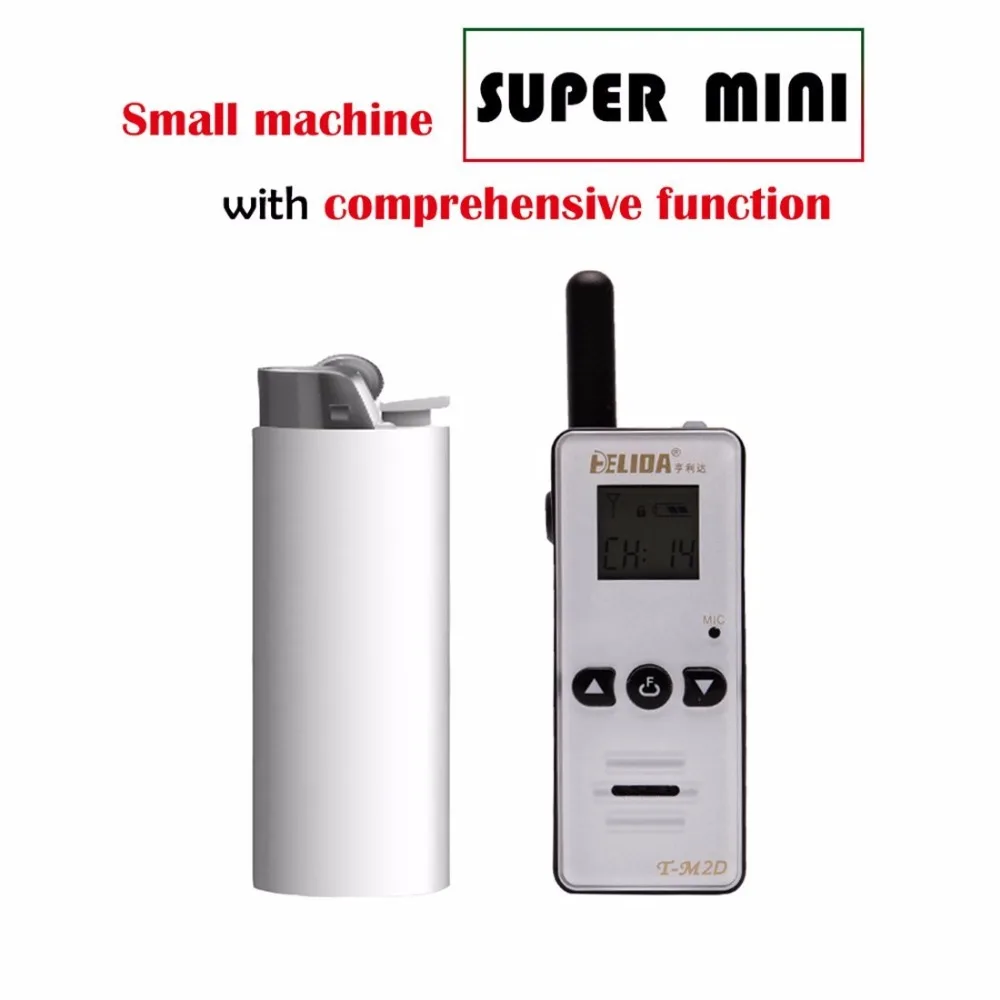 Super Mini Two Way Radio T‑M2D, UHF 400‑520MHz 128 Channels Walkie‑Talkie - Image 3