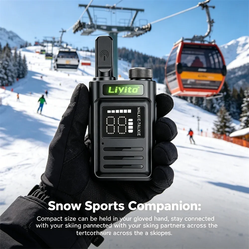 Mini 2-Ways Radio for Camping Hiking Outdoor Adventure COD Radio - Image 2